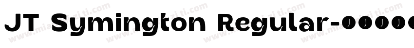 JT Symington Regular字体转换